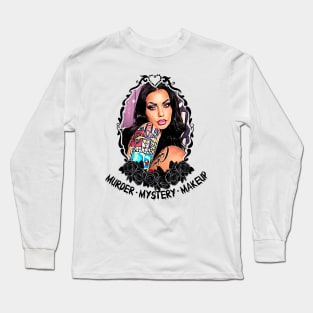 Bailey sarian suspish murder mystery makeup drawing Long Sleeve T-Shirt